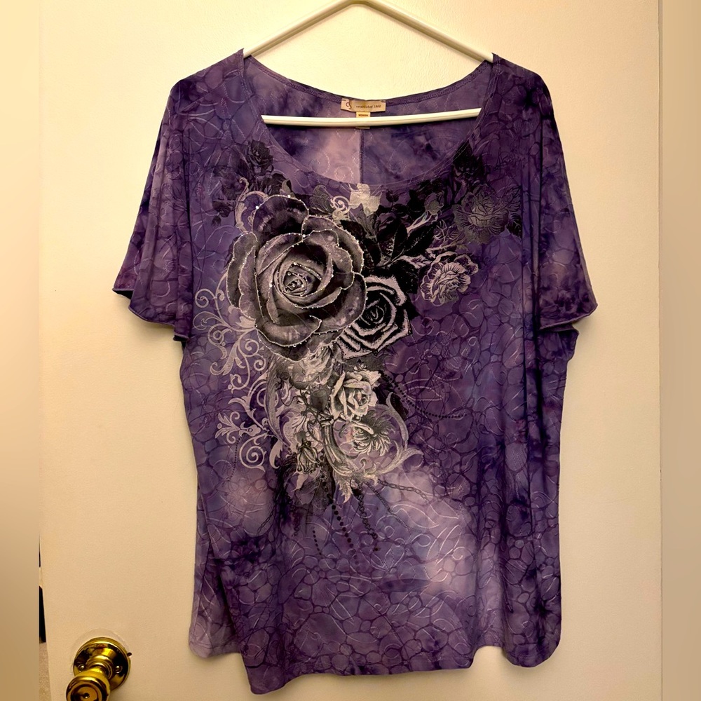 Dress Barn 1X casual blouse